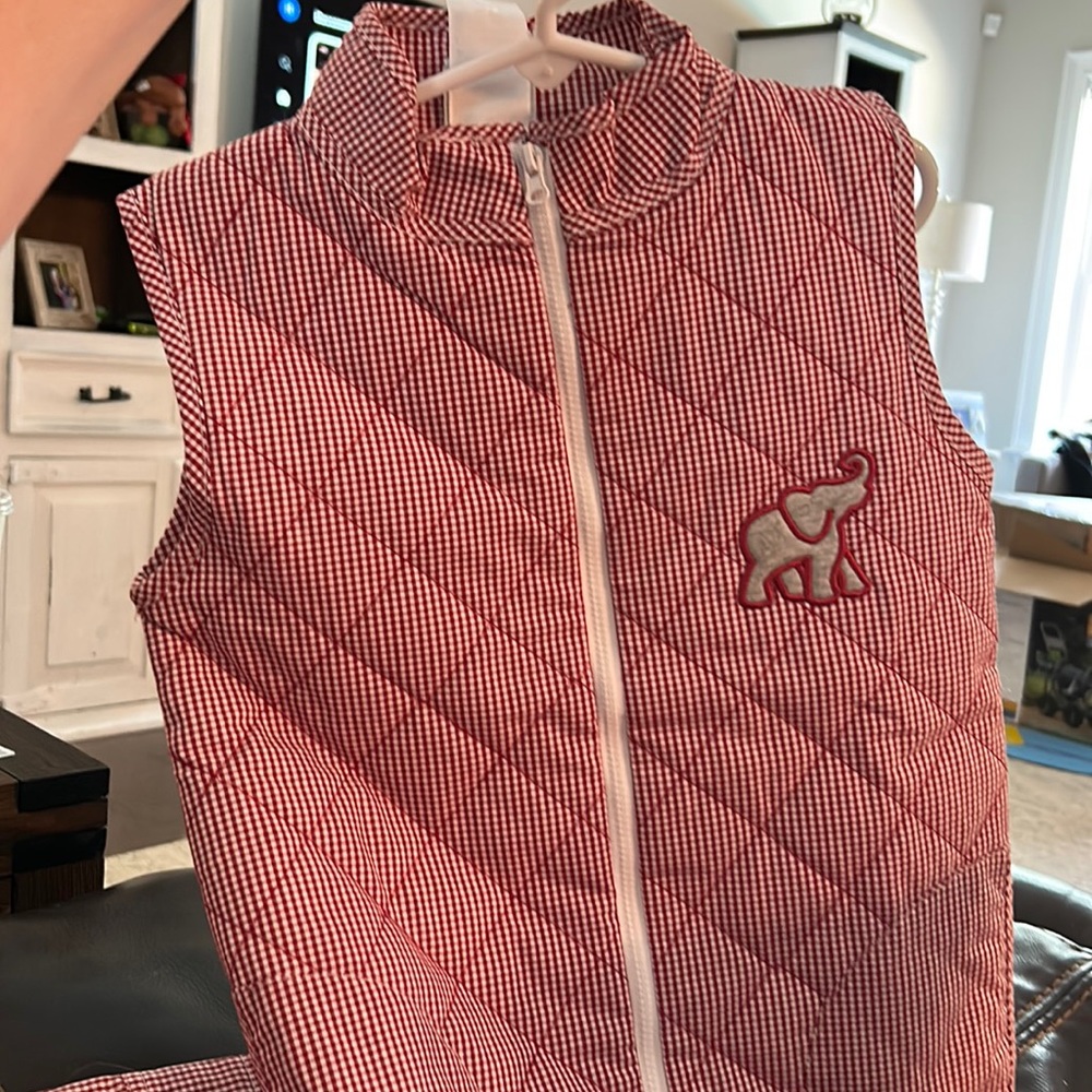 elephant quilted vest